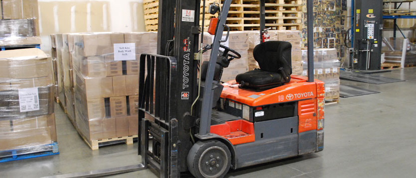 forklift and packaging